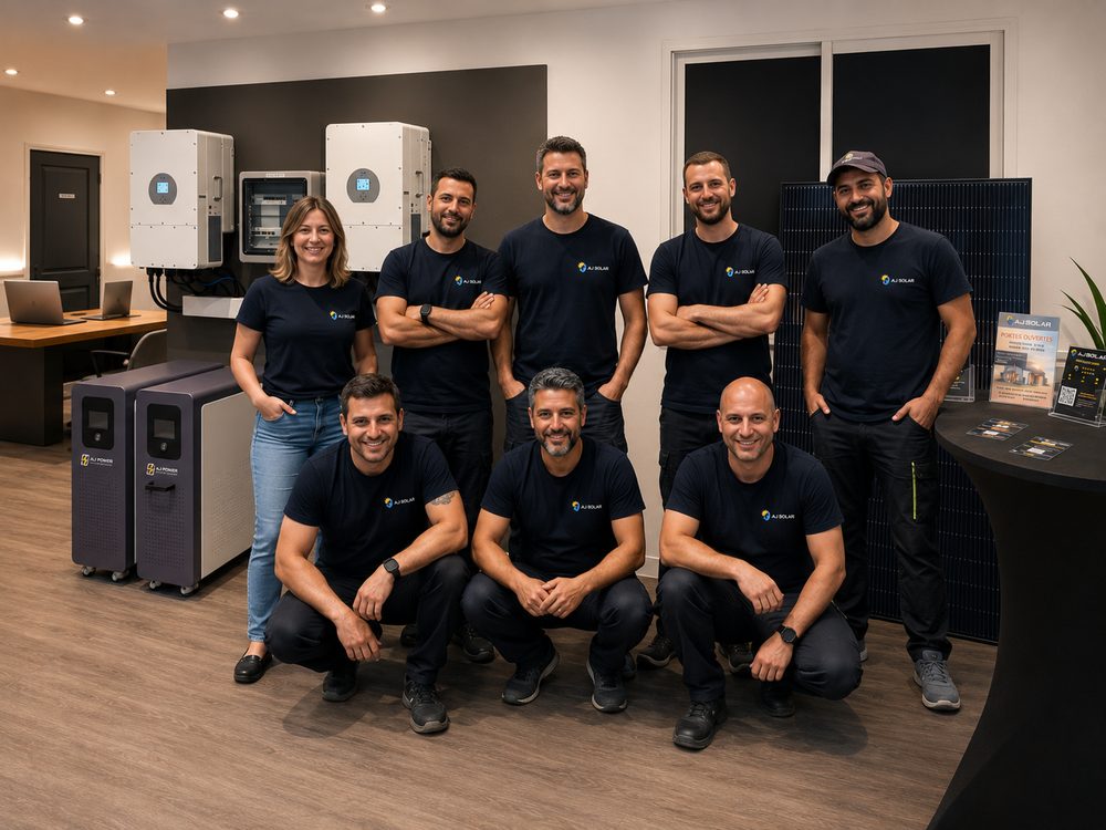 L'équipe AJ Solar dans le showroom de Velaux (13)