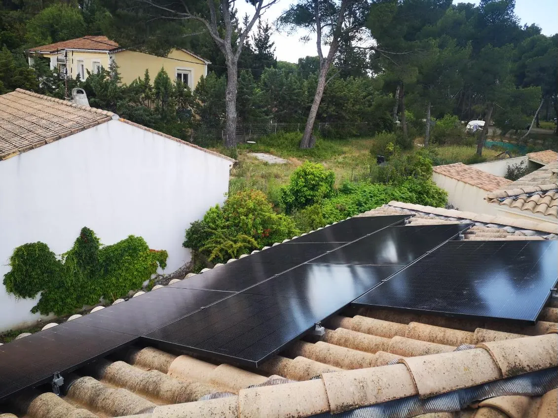 Installation solaire piscine